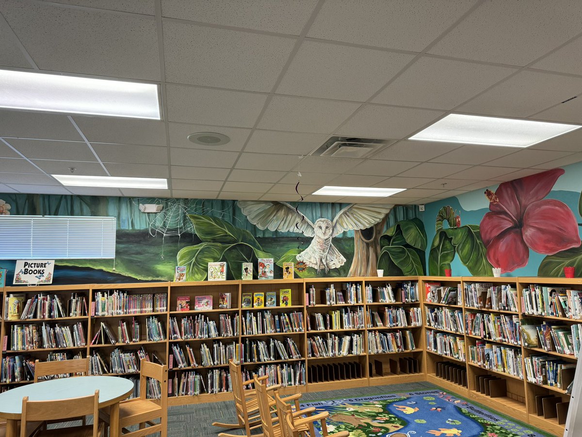 Jessica Scheff (@mrsjscheff) on Twitter photo Media Specialist Angela Leslie at Cypress Springs Elementary has beautiful murals and displays of student artwork decorating her space! #ocpsreads <a href="/csehawks_OCPS/">Cypress Springs Elementary -OCPS</a> Media Specialist Angela Leslie at Cypress Springs Elementary has beautiful murals and displays of student artwork decorating her space! #ocpsreads <a href="/csehawks_OCPS/">Cypress Springs Elementary -OCPS</a>