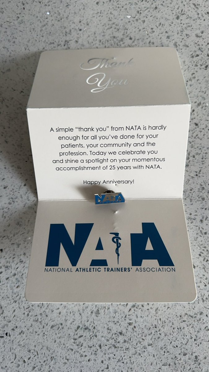 This happened today! #NATA #FeelingOld #AT4ALL
