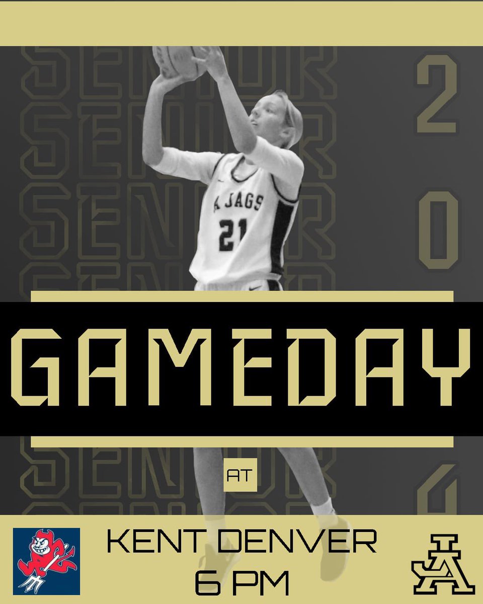 JAGirlsHoops's tweet photo. Game day!
The Jags look to defend their home floor and secure their second win in as many nights when they take on the Sun Devils from Kent Denver. 
Tip off is slated for 6 pm. Go Jags!

@JA_Athletics @JAJagWire @JAJAGUARS @BoCoPreps 

#copreps https://t.co/zG3PQvbkLx
