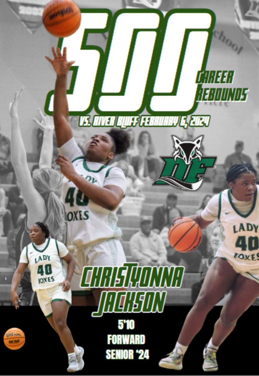 Congratulations <a href="/Christyonna_j/">Christyonna_Jacskon</a> on becoming a member of the 500 Career Rebounds Club… Yelp them <a href="/scfuturebb/">SC Future</a> girls not only score points, they do what’s needed to help their squad 💚🖤💪🏾🏀 #WeWork #FutureStrong
