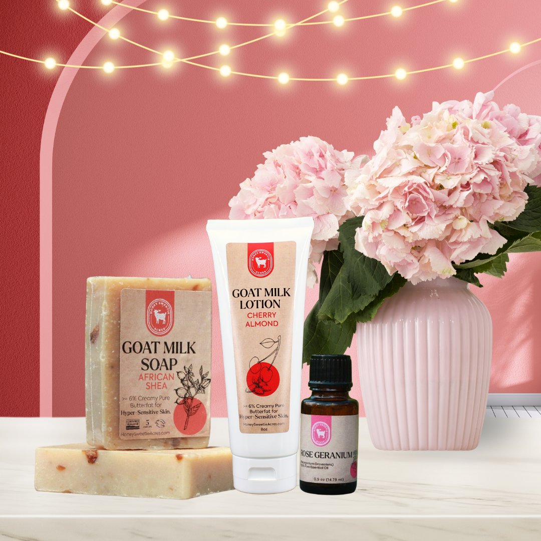 We hope you’re enjoying some Galentine’s goodies! 💕

Enjoy some Galetine’s shopping at honeysweetieacres.com/shop/ 

#galentines #galentinesday #homespa #everythingshower #selfcarematters #goatmilksoap #sensitiveskincare #organicbeauty #beautycare