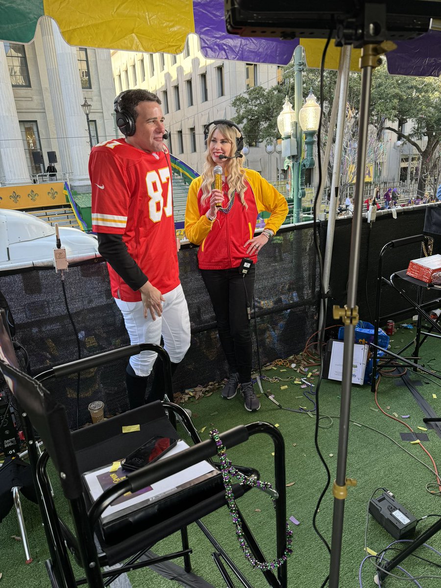 Happy Mardis Gras to <a href="/newheightshow/">New Heights</a> from New Orleans where we had some  fun costumes you might enjoy on the parade route from the <a href="/FOX8NOLA/">FOX 8 New Orleans</a> broadcast!