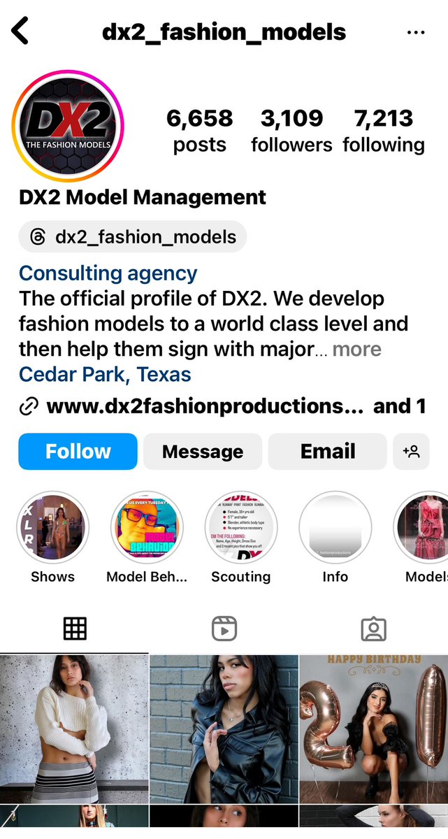 watchkeep's tweet photo. Warning for parents near Austin TX: Doug Douglas inappropriately messages teen girls, runs modeling agency, was recently featured in Cedar Park HS paper &amp; on SM, teacher was alerted &amp; it’s been removed. Years ago we warned about DD. @LeanderISD https://t.co/u1IdptnmV8