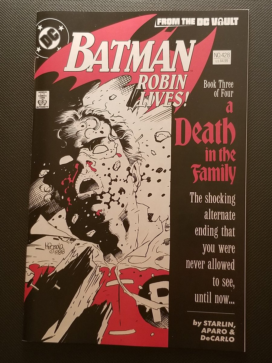 Considering I (gladly) paid a premium for a second printing of a pseudo reprint, I'm curious as to what other #comics could come From the #DCComics Vault?
@DCOfficial #NewDCDay #comicbooks #NCBD #DCUniverse #Batman