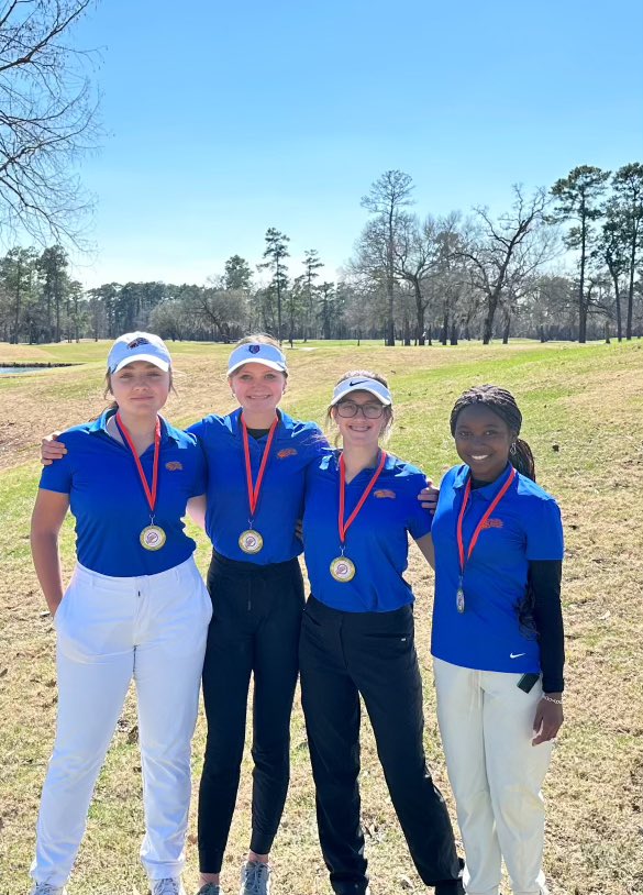 GolfGrizzlies's tweet photo. JV Girls also reppin GO with a 1️⃣st place team finish at the JV Grizzly Girls Spring Invite at Cypresswood GC. 

Low Grizzly was (Fr) Nia Mott 8️⃣6️⃣ finishing 🥉 

Congrats on the team DUB and NM for 3rd place individual. 

#DmSv https://t.co/pp5b1qMypg