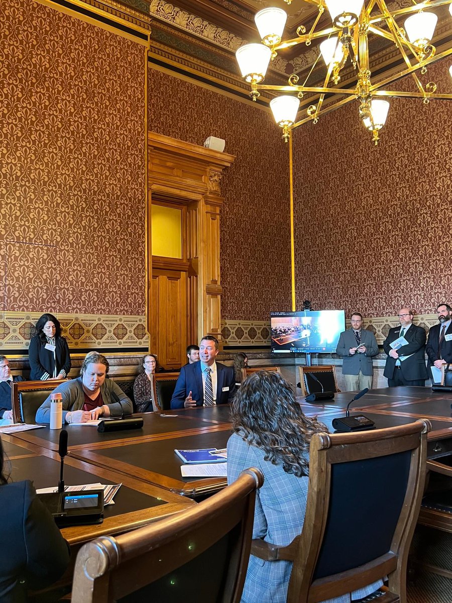 IASB_Iowa's tweet photo. At today's education subcommittee meeting, IASB members from districts across the state had the opportunity to speak about the importance of providing high-quality preschool. Thank you to members and Rep. Stone for your continued leadership on this issue! #Advocacy #Dayonthehill https://t.co/0n5Xc2Gh8p