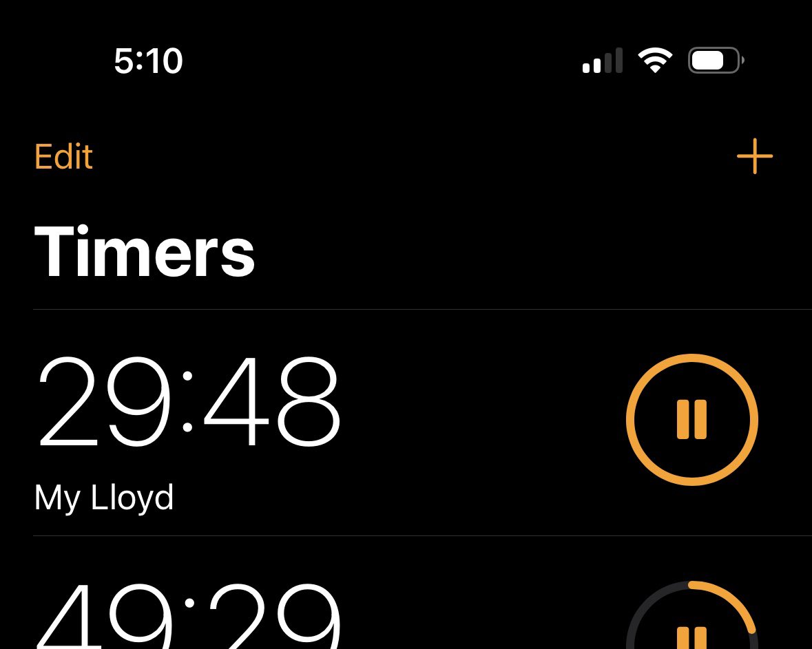 The timer was “myeloid” Siri but guess you aren’t wrong 😂