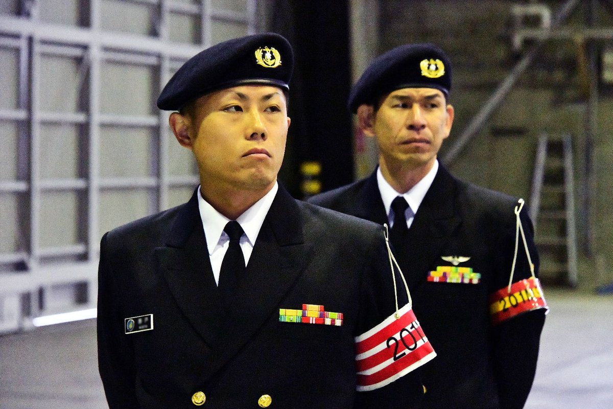 海自にもベレー帽あるんだ！