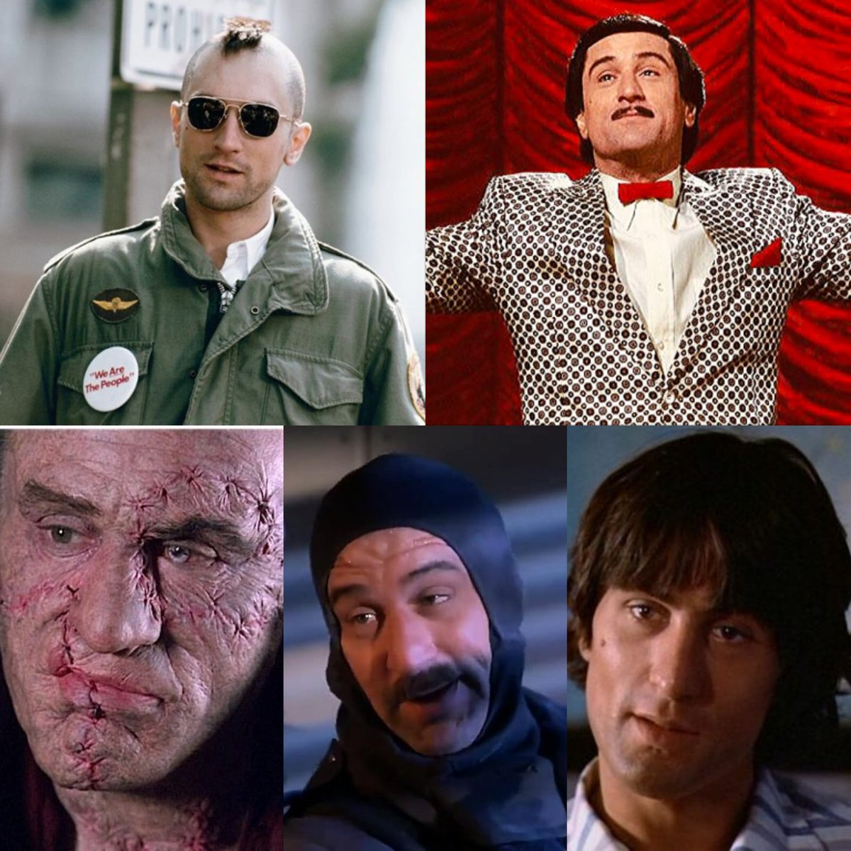 keeechan_0512's tweet image. カメレオン俳優ロバート・デ・ニーロ。
こうして演じた役を並べてみるとマジでスゲー！
#ロバートデニーロ