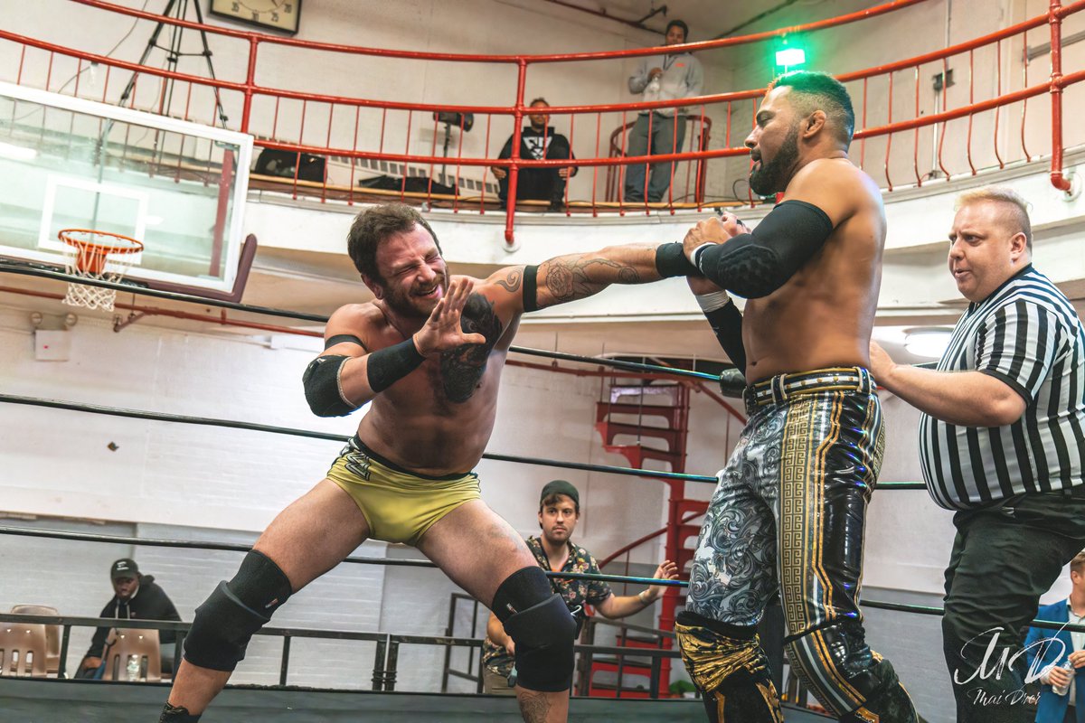 Tomorrow at 11 AM est on #YouTube, see @ColbyCorino defend his @nwa Jr. Heavyweight Title against #NJPWStrong's @azucarRoc! 📸 @mai_dror