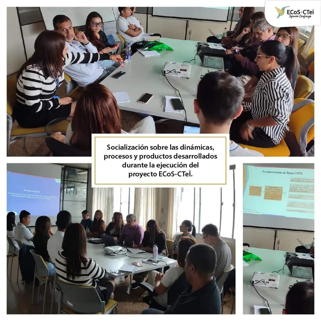 ECoSCTeI's tweet photo. Reunión en secretaría de Desarrollo Económico y Competitividad de la @GobCauca donde vicerrector de investigaciones de @unicauca y nuestro supervisor junto a sus equipos, socializaron dinámicas, procesos y productos desarrollados durante la ejecución del proyecto.🧑🏻‍💻

#ECoSCTeİ https://t.co/txJ3c6ASIm