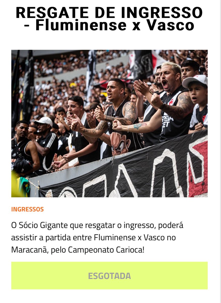 Parece que o <a href="/VascodaGama/">Vasco da Gama</a> gostou da minha vibração.