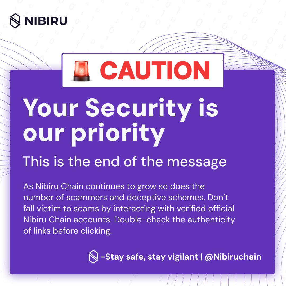 Nibiru Chain 🩵🌸 (@nibiruchain) on Twitter photo 