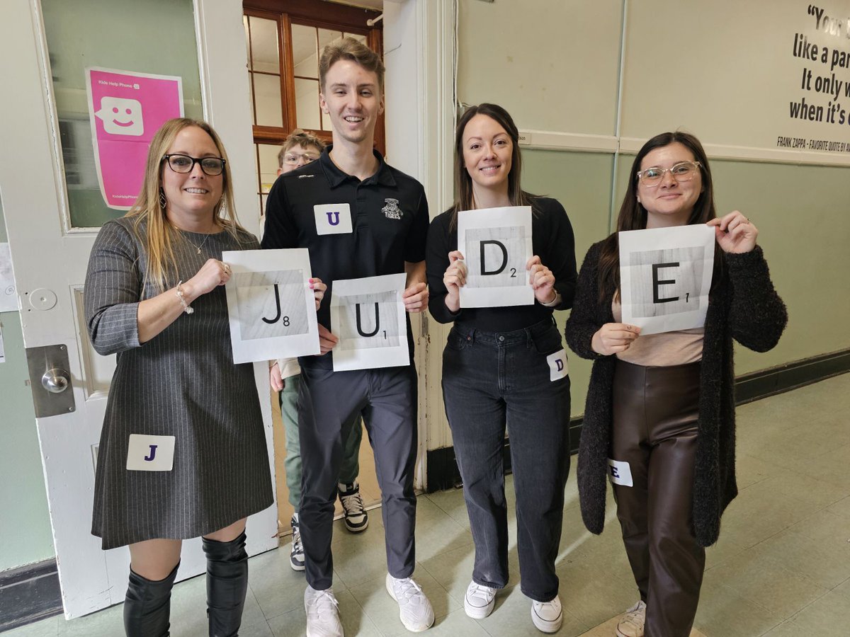 Staff scrabble is well under way! Staff are joining together to connect, laugh, and spell this week as one of the fun activities planned for staff appreciation week! Each letter is worth a certain number of points per word! The students are very into it also!