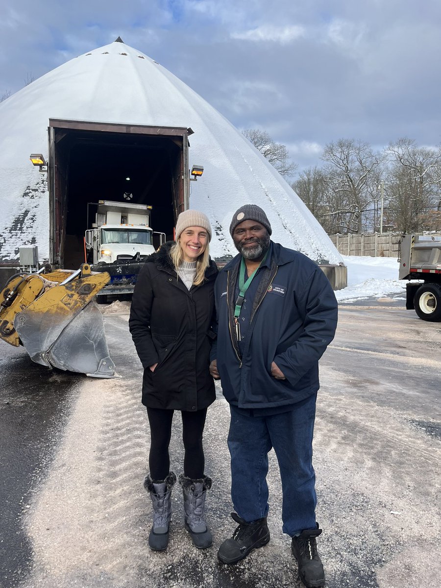 Big thank you to all our City Operations and Road Maintenance crews who have been up since 2:00 am to safely clear our streets after today’s snow storm!