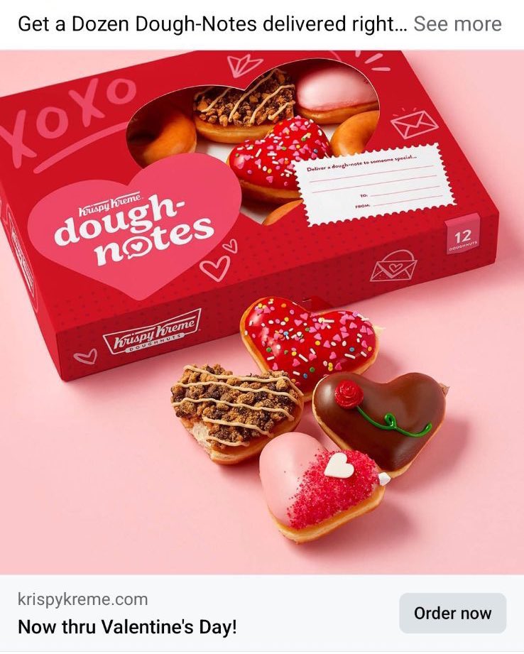 TheJackle's tweet image. Did anyone else get the @krispykreme bait and switch for their specialty Valentines Day order? #KrispyKremeFail #BaitAndSwitch #scam #ValentinesDayScam #overcharged