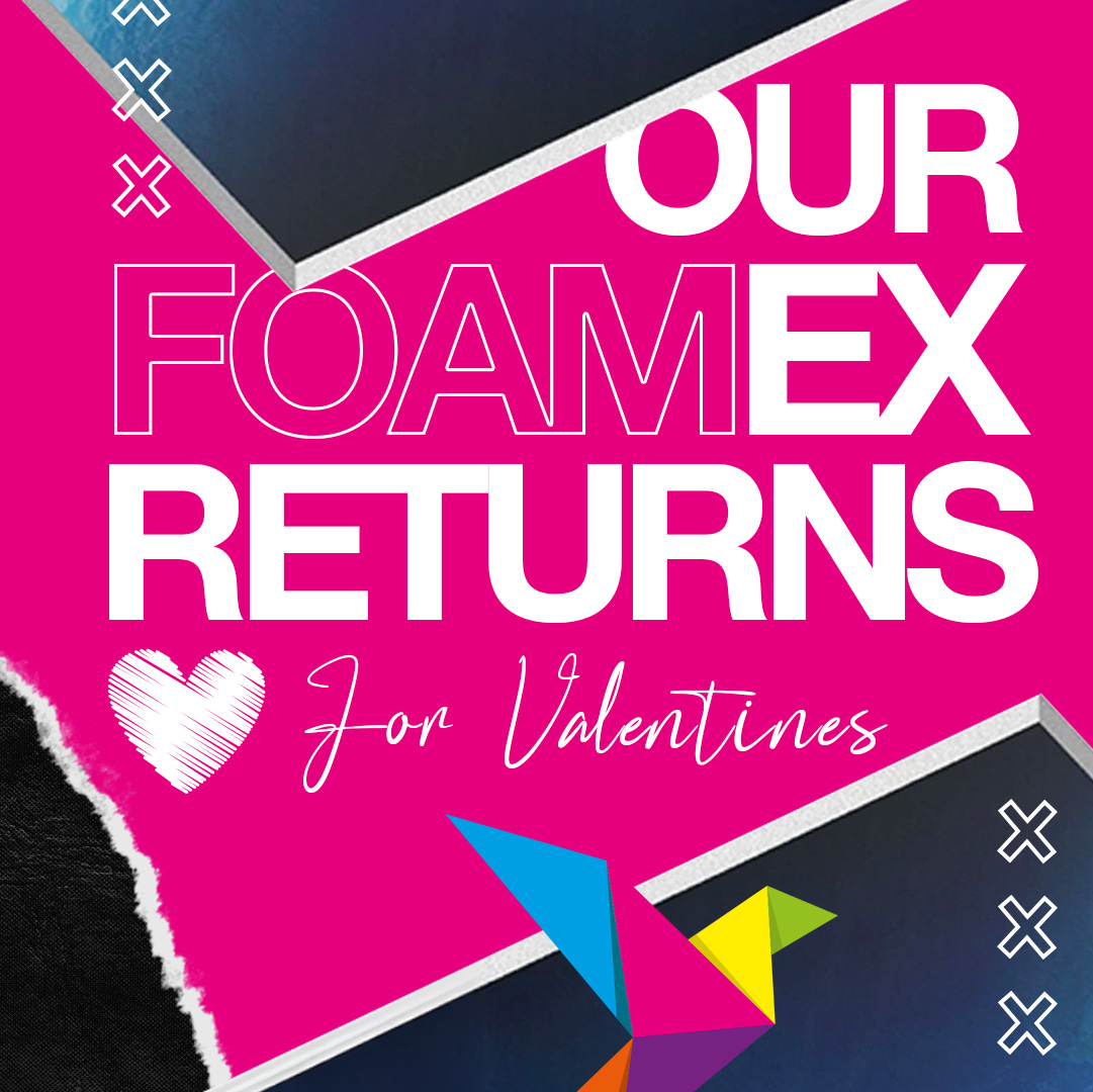 Rekindle romance with our NEW Foam-Ex Boards this Valentine’s Day.
🩷New Lower Prices
🩷New Sizes
🩷Faster Turnaround Times
What’s not to love 😍
rugbyprinter.co.uk/products/foame…

#Printing #Valentines #MarketingSuccess