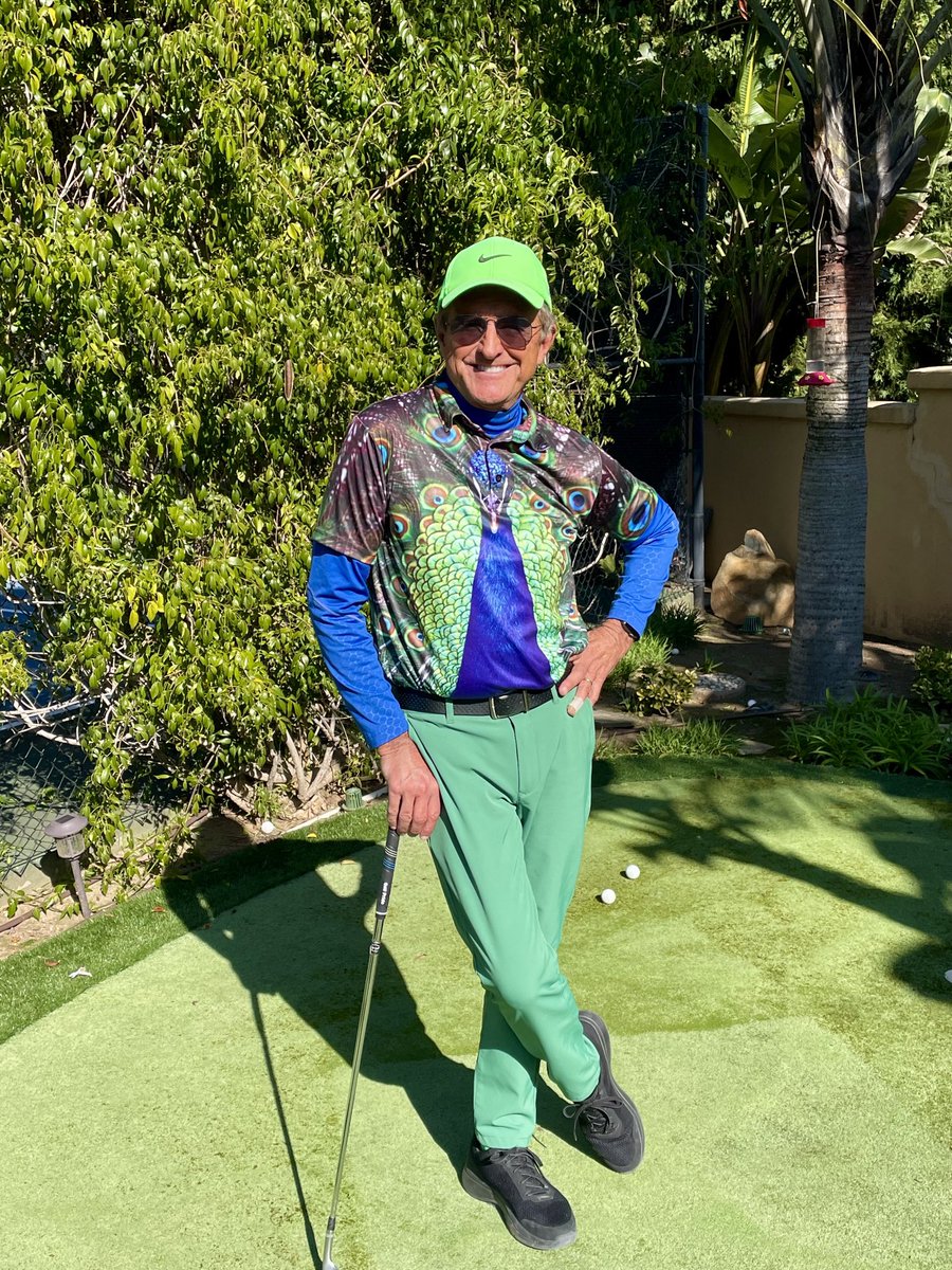 Finally, a fine day for golf in San Diego. #PlayLoudGolf Blending in with the environment. ⁦@OmniLaCosta⁩