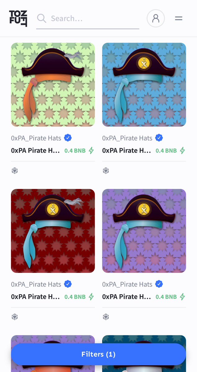 SNPR_Platform's tweet image. Thank you to @tofuNFT for verifying the @0xPA_DAO Pirate Hats!