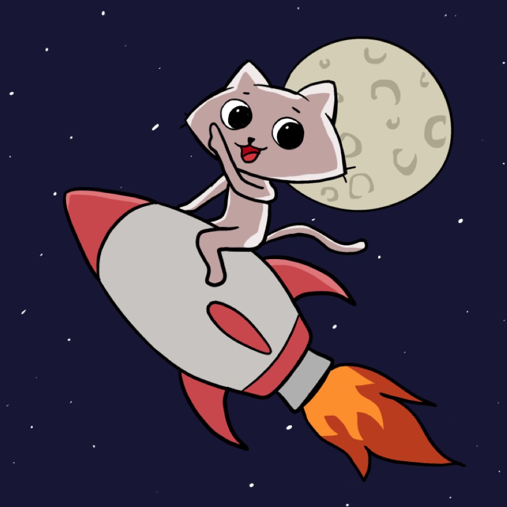 Join us in our meownificent journey to the moon! 
We are a community-driven initiative that utilizes tech and entertainment to showcase the incredible potential of blockchain to a global audience.

Our formula for success is simple:
🔹Grow community with our character &amp; cat memes