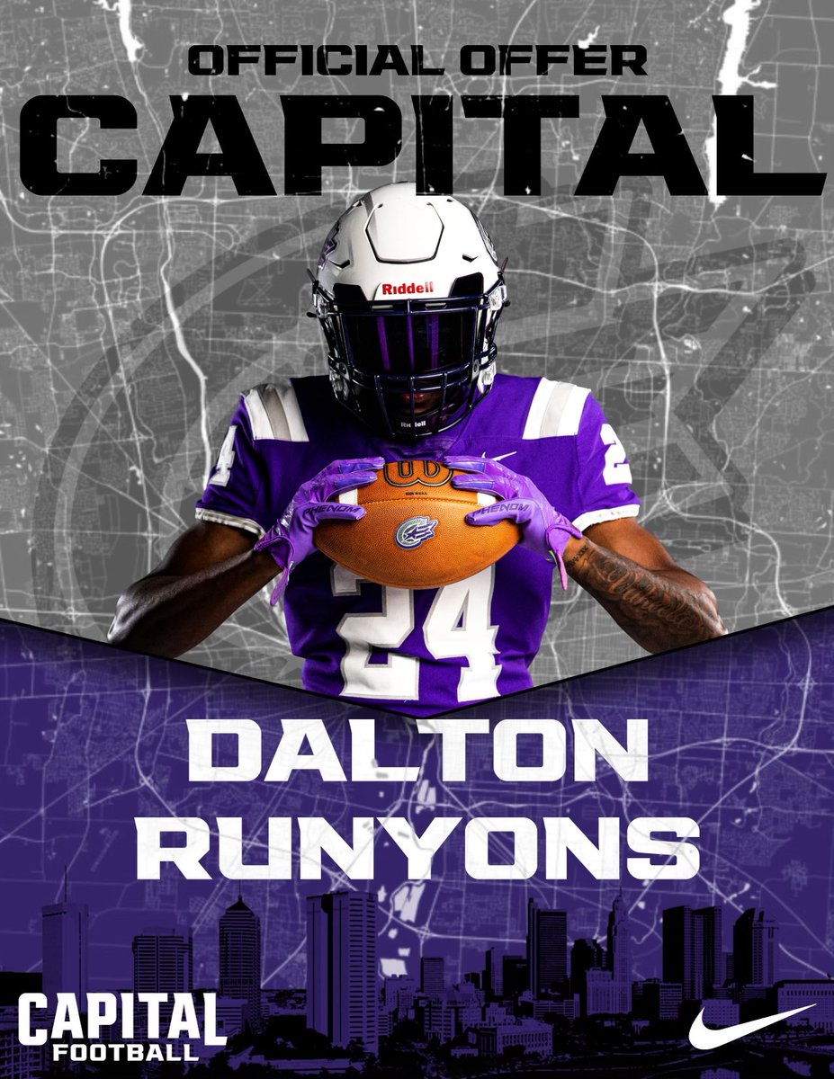 First and foremost I want to continue to praise my lord and savior Jesus Christ, and after a good talk with <a href="/CoachEllettFB/">Boots Ellett</a> I have received an offer from Capital University!