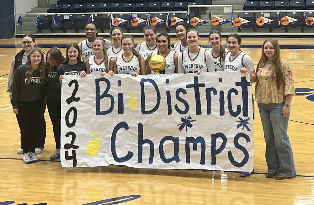 🏆🏆 Bi-District Frenship 80 (32-3) EP Pebble Hills 35 (25-8) Records broken: Abby Boyce sets the season rebound record (Cassandra Awatt 2018) Abby Boyce surpassed 1000 career points Addisyn Bollinger set the record for most 3-pointers made in a season (Ashlyn Caddel 2020)