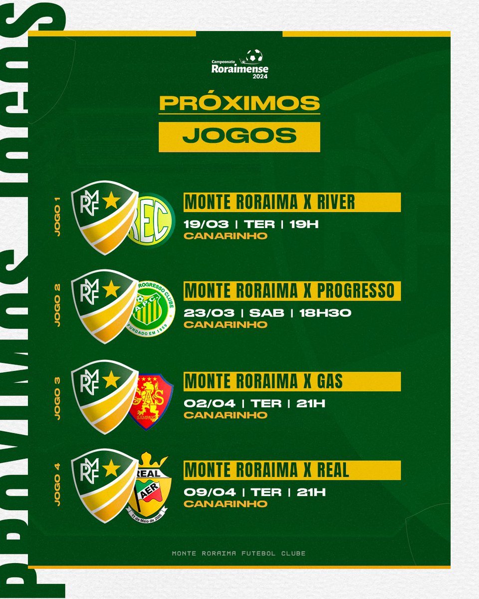 Monte Roraima Futebol Clube tweet media