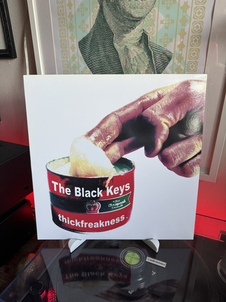 The “I went to the gym, forgot I had more work to do, came home and finished work record.”
Black Keys - thickfreakness.