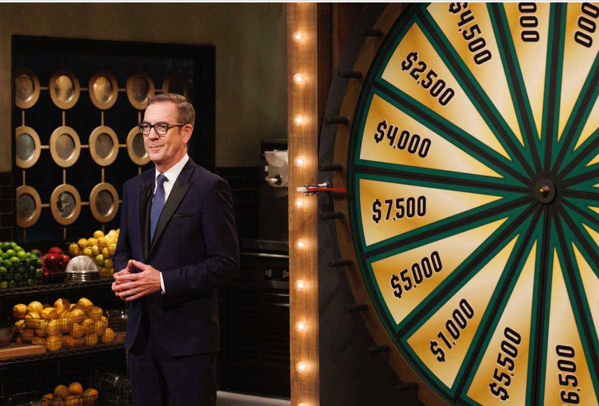 TheTedAllen's tweet image. TONIGHT: Battle three of the #Chopped #SpinItToWinIt tournament! From a pool of nine, the wheel decides which three chefs get a chance to topple a fierce returning champ. At stake: the ever-rising jackpot! 8pmET, only on @FoodNetwork. @AmandaFreitag @BrianMalarky @TiffaniFaison