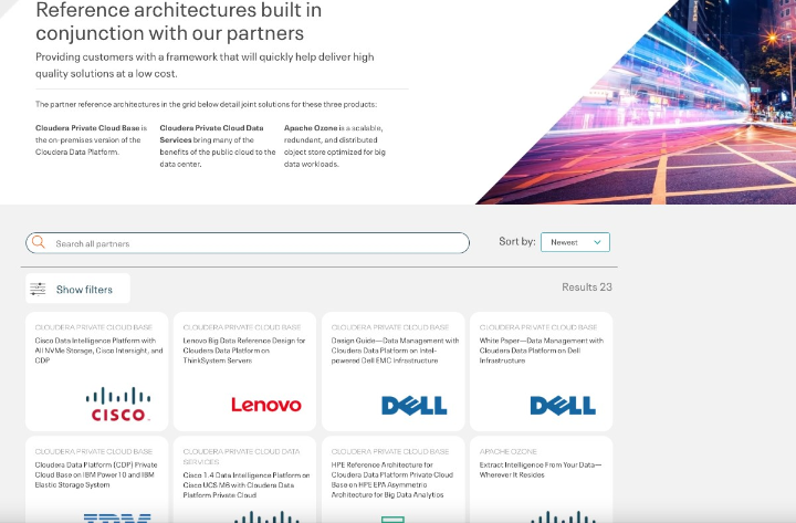 PaaSDev's tweet photo. Check out our new #ReferenceArchitectures page, featuring collaborative RAs designed to deliver cost-effective, high-quality solutions. We detail joint RAs with @cisco @hpe @Dell @NVIDIA and more.
Visit our RA Page: https://t.co/Mv3J8Z9OBB
#ClouderaPartners https://t.co/yvI0sDtICh