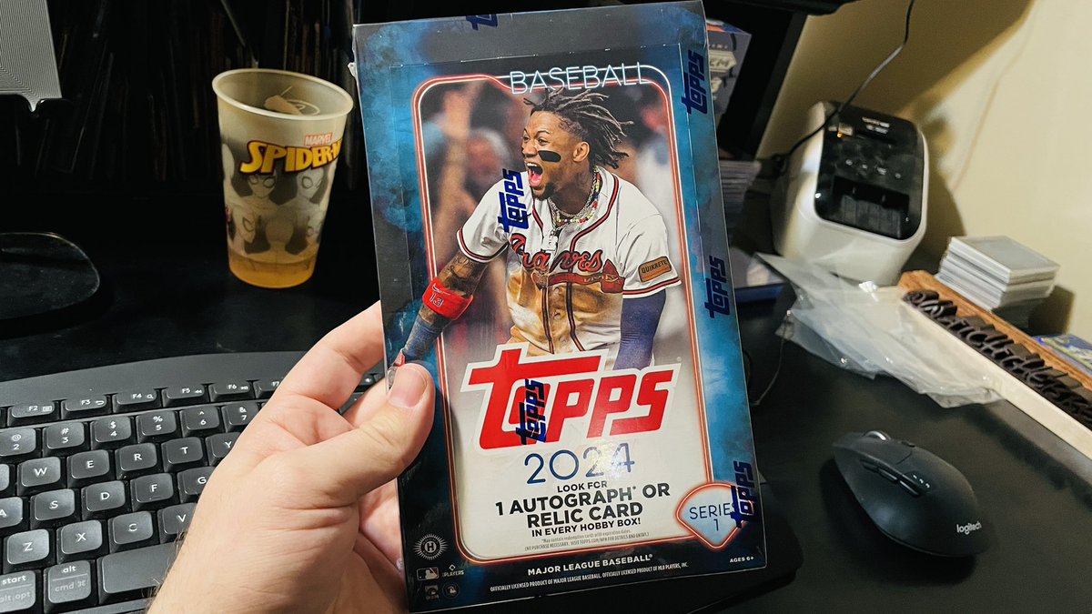 WatchTheBreaks's tweet image. Who wants to win a 2024 Topps Series One Hobby Box??! 

Simply RT &amp;amp; Follow to enter to win! 

#topps #baseballcards #collect