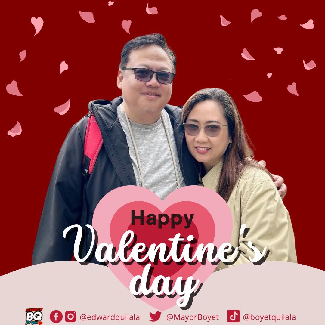 MayorBoyet's tweet photo. To all those celebrating love on this Valentine’s Day, may your hearts be filled with warmth, your souls with joy, and your spirits with endless love. 

To all my kakailian, Maligayang Araw ng mg Puso. Mahal ko kayo ❤️❤️

#ValentinesDay #Currimao #IlocosNorte #EdwardQuilala https://t.co/pJRngnDcfO