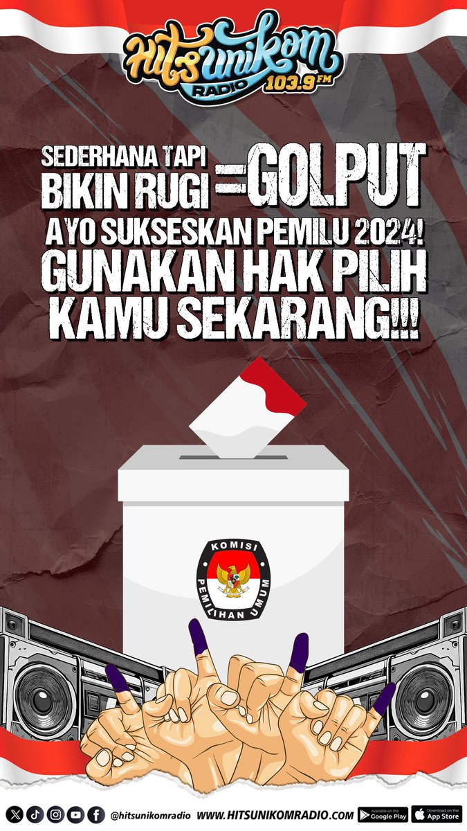 Good morning, jangan lupa nyoblos hari ini🫶🏼