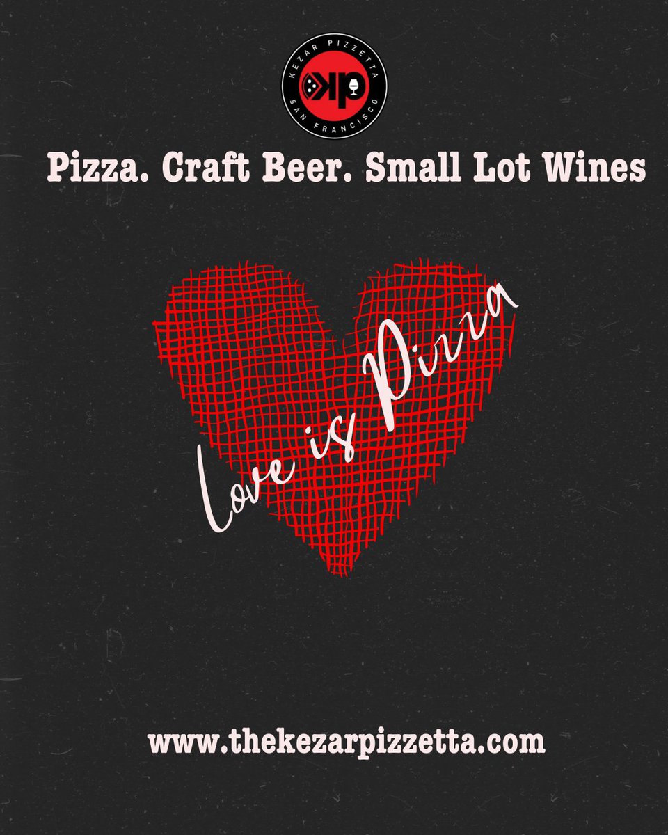 💕 Looking for a special way to celebrate Valentine's Day? Join us at Kezar Pizzetta for our in-house 3-course dinner special + Drinks for Two! 🍕🍝✨ Treat your taste buds to a night full of deliciousness and romance.  😍 #ValentinesDay #DinnerSpecial #KezarPizzetta