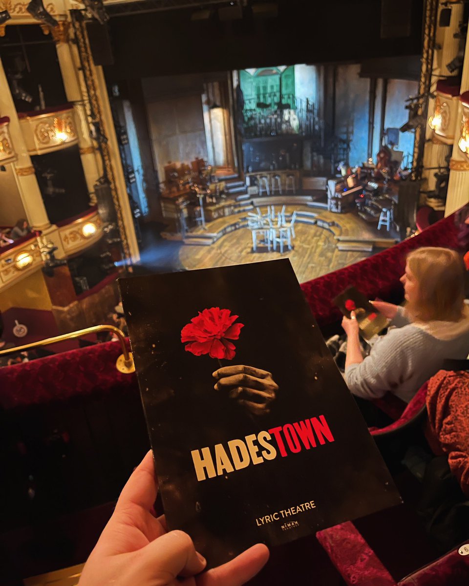 What a privilege it was to see @HadestownUK tonight at The Lyric Theatre @NimaxLyric. It was an amazing rollercoaster of emotions from start to finish. This shows needs to run on the west end of a very long time, so more people can enjoy the magic of this show!