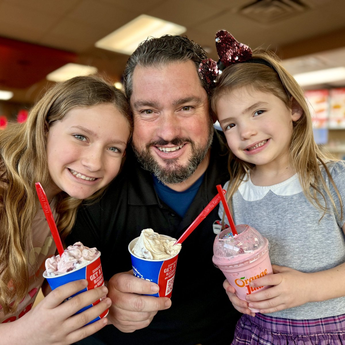 Getting to take my valentines out for a sweet Valentine’s treat at DQ! Can’t get much sweeter than this! Love my girls! #thetexasbucketlist #dairyqueen #valentines #girldad #texasstopsign #treatsandeats #thatswhatilikeabouttexas #DQTexas #ad