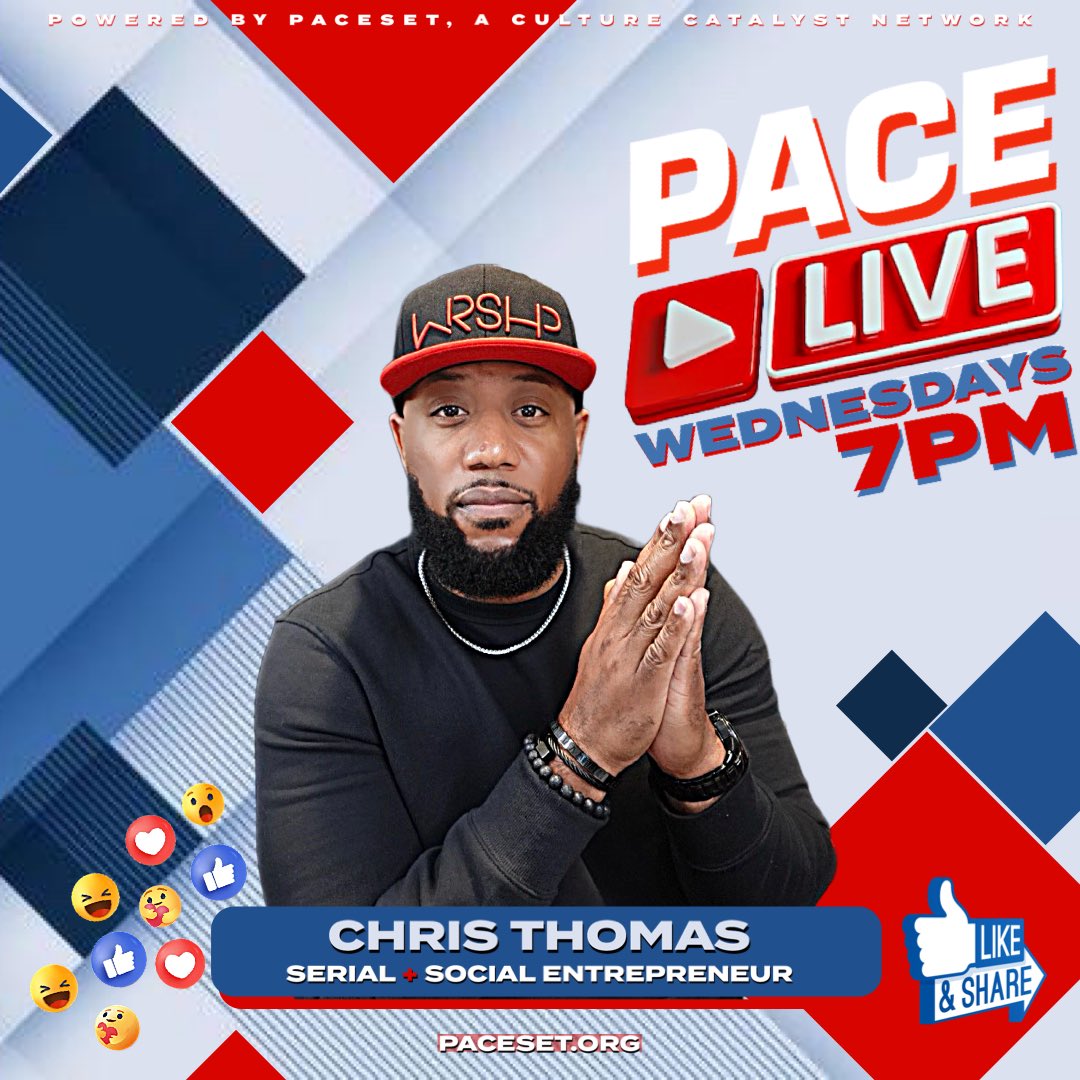 tempowithchris's tweet photo. Join me for PACE Live!
Entrepreneurship | Faith | Personal Development
Wednesday Nights
Links in Bio. Join the PaceSet Network
#PaceSet #Pace #PaceMatters #Entrepreneurship #Faith #PersonalDevelopment #TimeManagement #Goals #Strategy #MentalHealth #EmotionalIntelligence https://t.co/Na5N9rlJrf