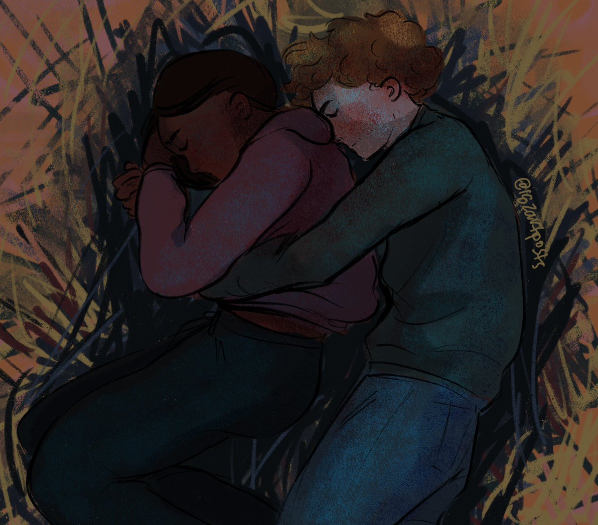 Percabeth falling asleep on each other over the years #PercyJackson #PercyJacksonfanart #ValentinesDay