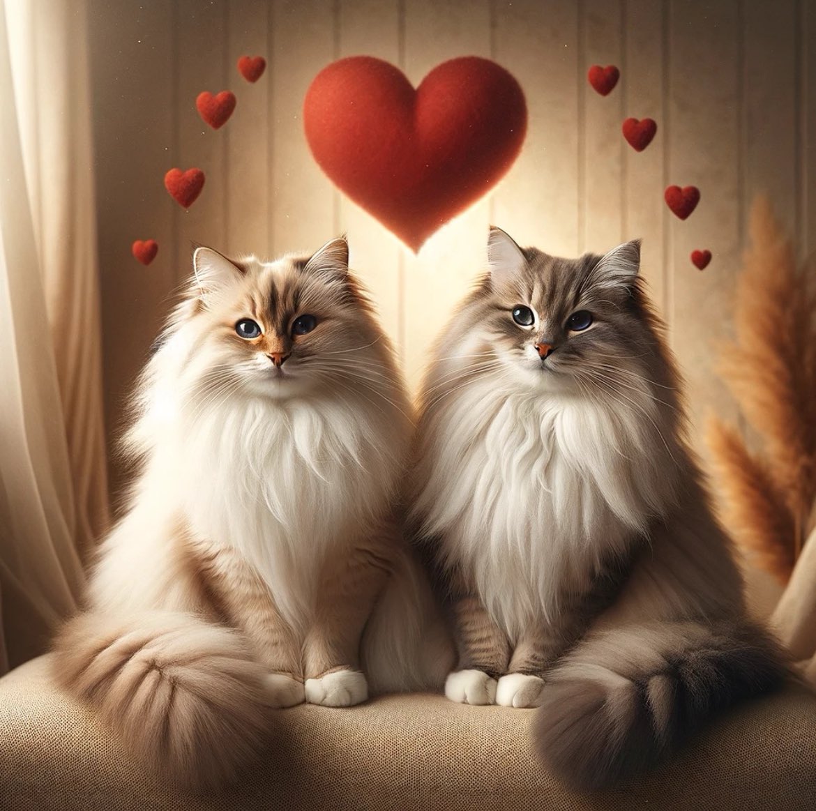 Well, it’s clear to me that AI cannot replicate my love for my purr Toby. I asked Mommy to create a Valentine for us and here’s what she got. 😹 #Valentine2024 #Tolly @JusticeToAll @MaineCoonCatsOH @GeneralCattis @Robin2020Rockin