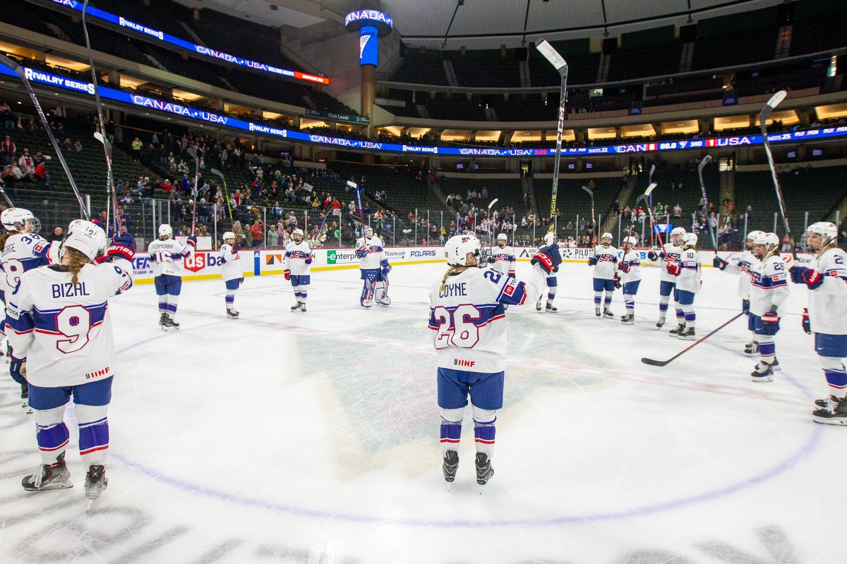 Felt so great to be back on the ice wearing red, white and blue! 🇺🇸