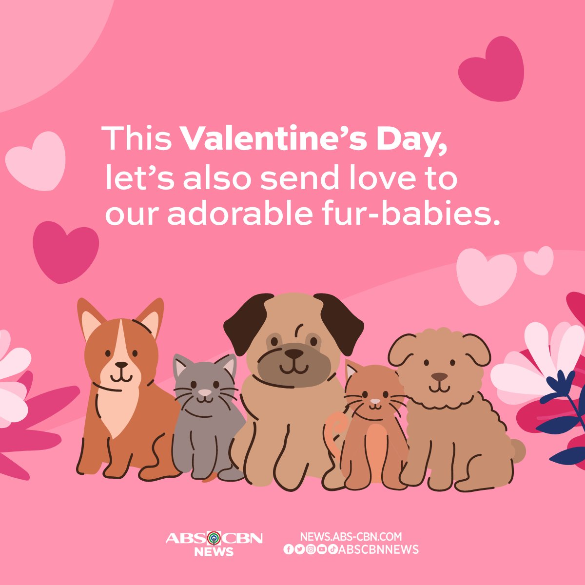 ABSCBNNews's tweet photo. To the fur-babies who showed us love beyond language, thank you! 💖 https://t.co/Woue3L9Uhh