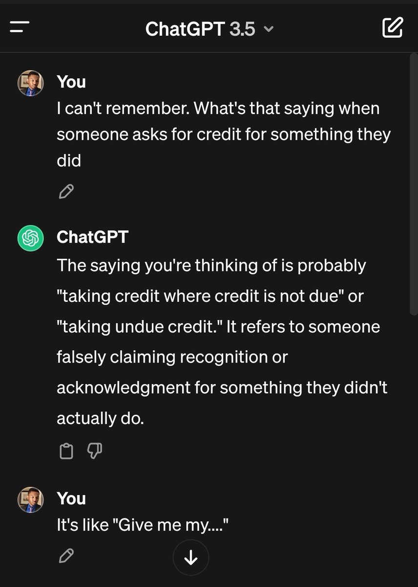 TLR41_10's tweet photo. #ChatGPT is a wonderful assistant when used as a helper and not a crutch. Btw I'm not dead. https://t.co/dUOb4KSzsl