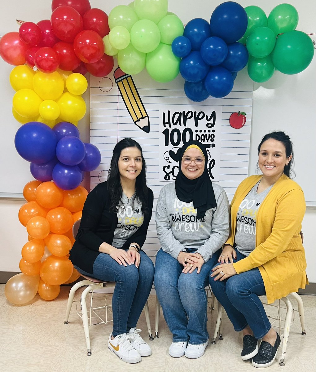 Happy 100 Days of School from the Gallegos Crew! <a href="/GallegosElem/">Gallegos Elem.</a>