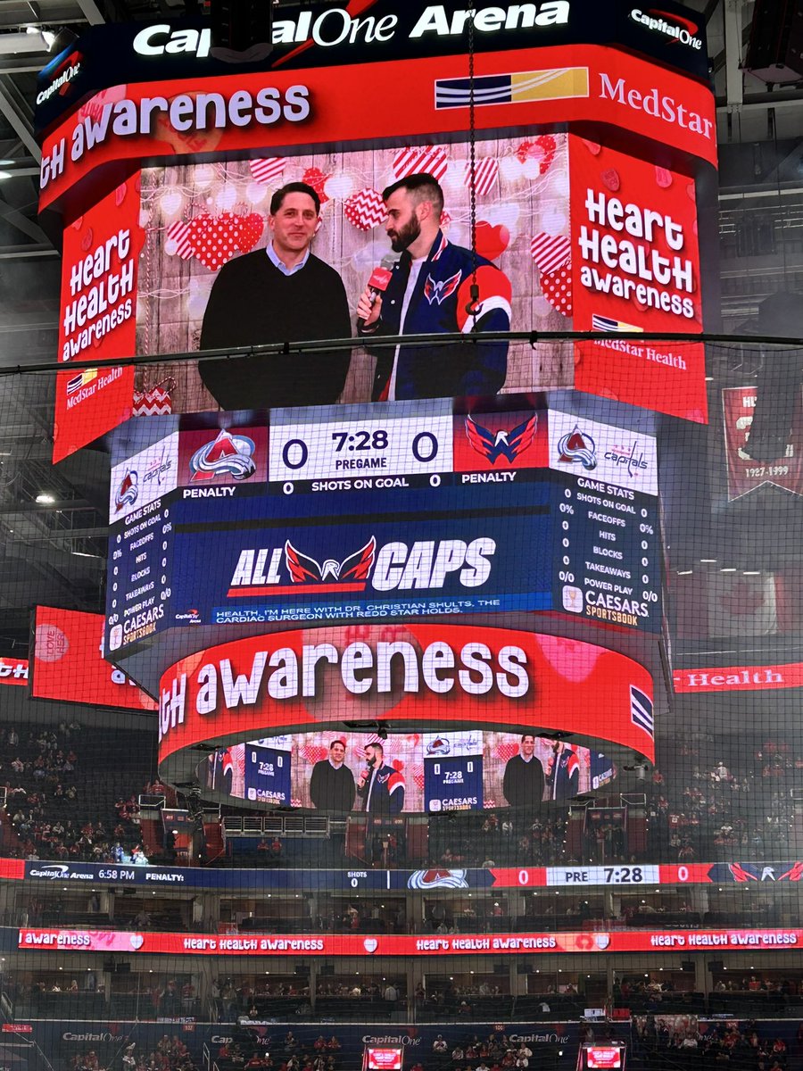 STS Advocacy (@sts_advocacy) on Twitter photo STS Member <a href="/ShultsChristian/">Christian Shults</a> at the <a href="/Capitals/">Washington Capitals</a> game to promote heart health awareness during #NationalHeartMonth STS Member <a href="/ShultsChristian/">Christian Shults</a> at the <a href="/Capitals/">Washington Capitals</a> game to promote heart health awareness during #NationalHeartMonth