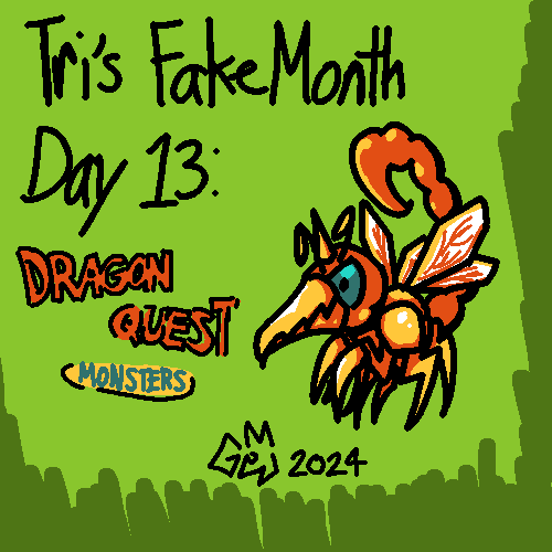 tricoelacanth's tweet photo. Tri's FakeMonth Day 13: Dragon Quest Monsters

A bizarre bug indeed, Skorpian flies like a Hell Hornet, and stings like an Armoured Scorpion - or a Hell Hornet!

#dragonquest #FakeMonth #fakemon https://t.co/bjfD1BkDKJ