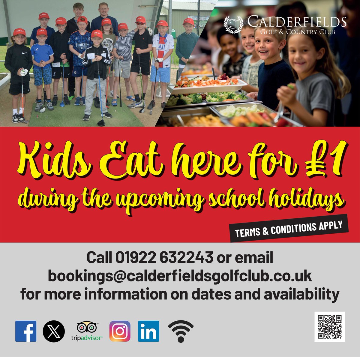 If you are visiting Calderfields this week, don't forget our special half-term offer!