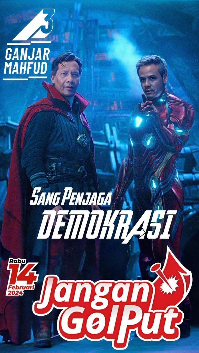 Mari Kita Tentukan Pilihan, JANGAN GOLPUT!!! #HariKasihSuara Nyoblos #GanjarMahfud2024 Coblos #Pemilu2024
.
#conniebaperditolak Close The Door #AMINmenang #AQUAINDONESIA  Serangan Minoritas Hint Laura Basuki Komeng OgahPilihUban Bawaslu Banjir  Waktunya Perubahan Vot3 Love #hujan