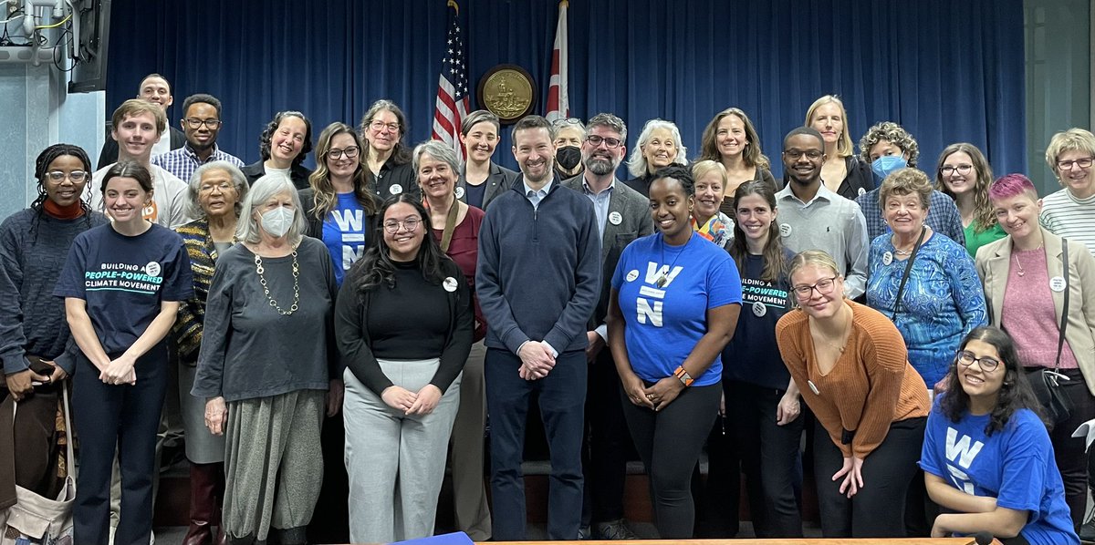 Thank you @WIN_DC @SierraDC & more for today’s resident lobby day in support of the Healthy Homes Act to benefit DC residents and communities with electrification for low and moderate income households!