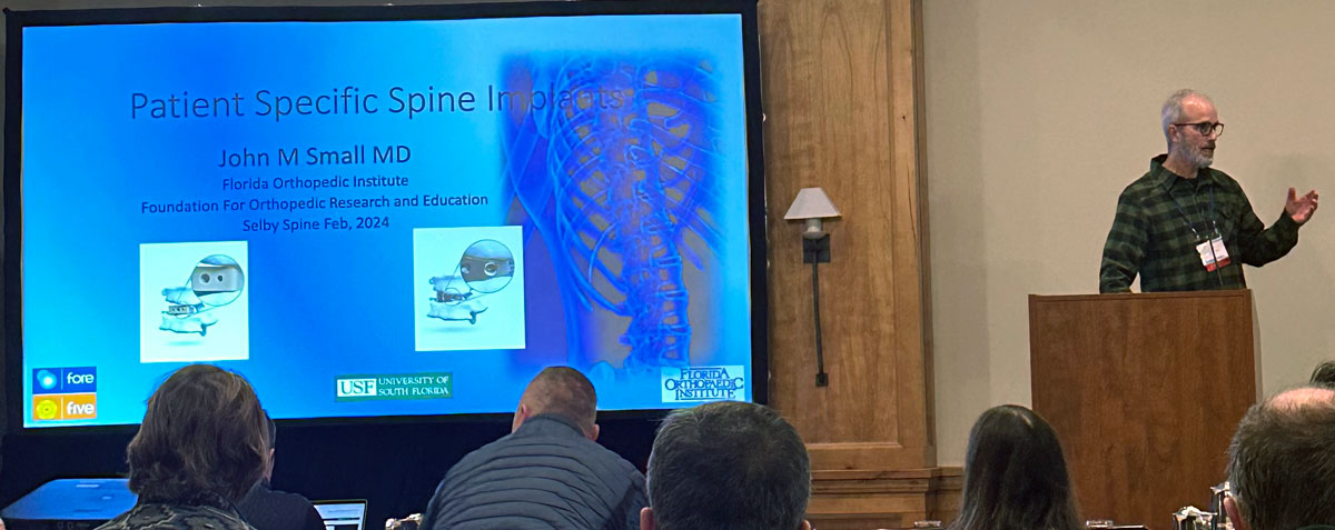 aprevo® patient-specific technology took center stage at the 27th Annual Selby Spine Conference. Special thanks to John Small, MD, for his enlightening presentation emphasizing the transformative impact of aprevo® personalization on patient care. 

#aprevo #PersonalizedSurgery