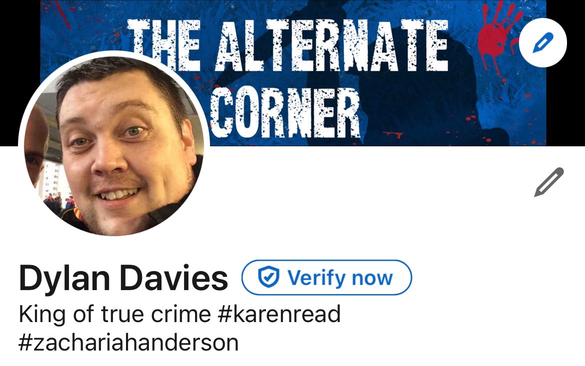 Well, being doxxed made me change my LinkedIn profile as a starter. Loud and proud supporting justice for both #KarenRead and #ZachariahAnderson Had to give myself a new title as well and this one suits me perfectly.